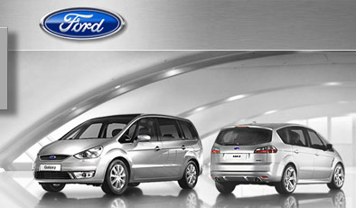 Дизайн макет заглавной страницы дилера Ford